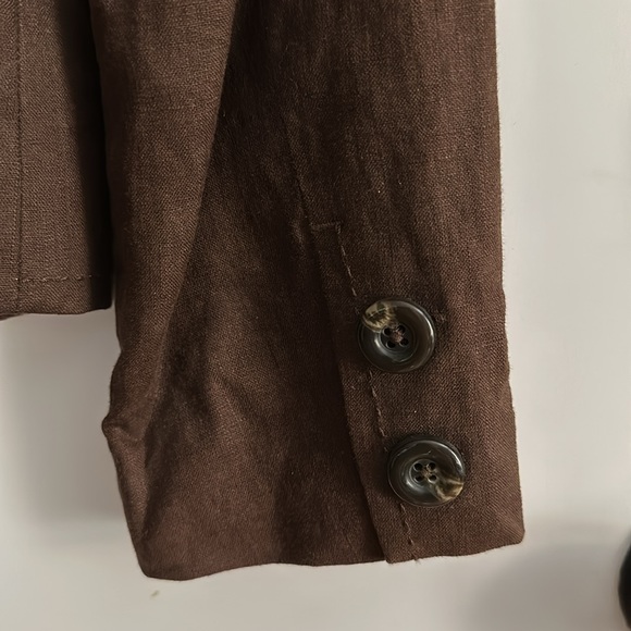 Merona Brown Linen Suit - Picture 5 of 8